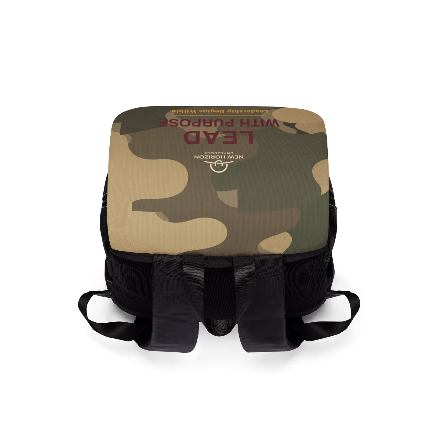 Lead With Purpose Camo Backpack