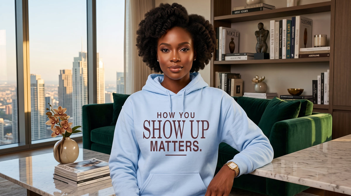 Original New Horizon Unplugged light blue hoodie model